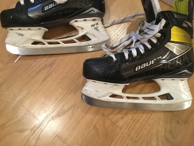 Used Intermediate Bauer Supreme 3S Hockey Skates Size 5.5