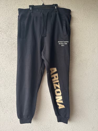 Pro Stock Team Issued Arizona Coyotes Sweatpant Joggers XL