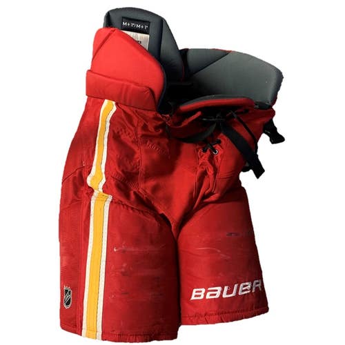 Bauer Nexus - Used NHL Pro Stock Hockey Pants (Red/Yellow)