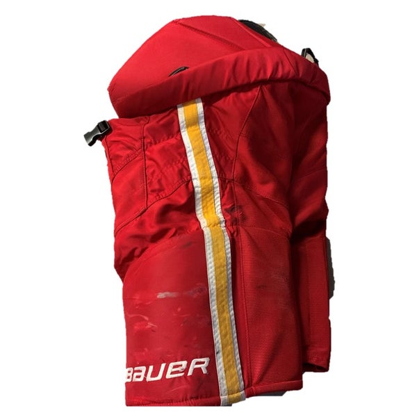 Bauer Nexus - Used NHL Pro Stock Hockey Pants (Red/Yellow ...