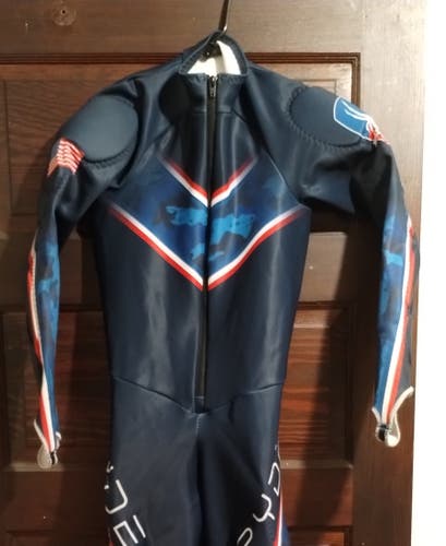 Spyder Ski Racing Suit || GS Suit || Adult Women's Small || Blue