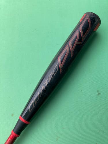 Used 2021 Rawlings Quatro Pro Bat BBCOR Certified (-3) Composite 29 oz 32"