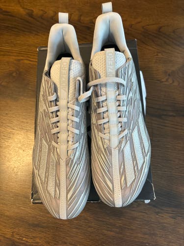 Silver New Men's Adidas Cleats-BRAND NEW IN BOX