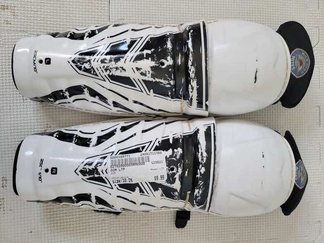 Used Ccm Ltp 10" Hockey Shin Guards