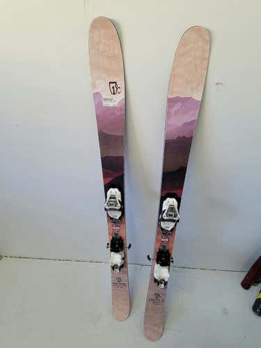 Used Icelantic Riviter 95 155 Cm Men's Downhill Ski Combo