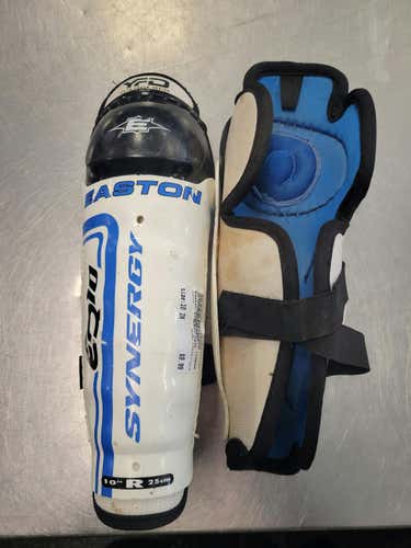 Used Easton Synergy Eq10 10" Hockey Shin Guards