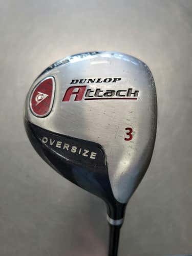 Used Dunlop Attack 3 Wood Regular Flex Graphite Shaft Fairway Woods