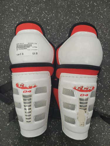 Used Ccm Shinguards 9" Hockey Shin Guards