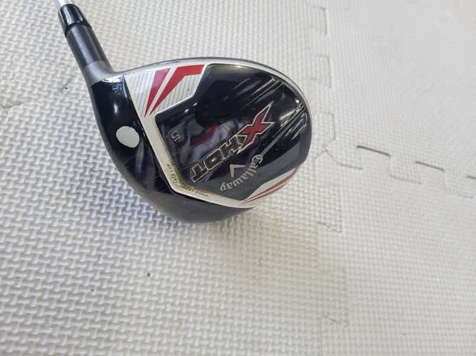 Used Callaway X Hot Pro 5 Wood Regular Flex Graphite Shaft Fairway Woods