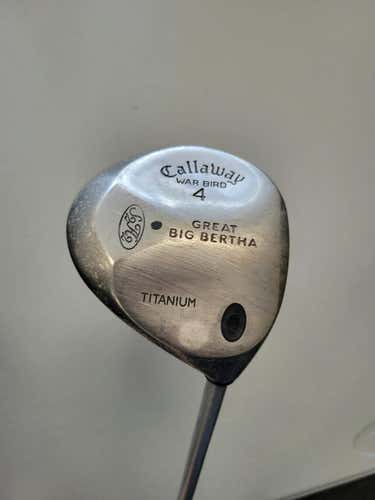 Used Callaway Great Big Bertha 4 Wood Regular Flex Graphite Shaft Fairway Woods