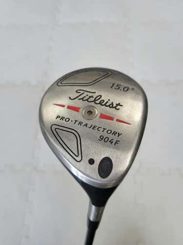 Used Titleist 904f 3 Wood Stiff Flex Graphite Shaft Fairway Woods