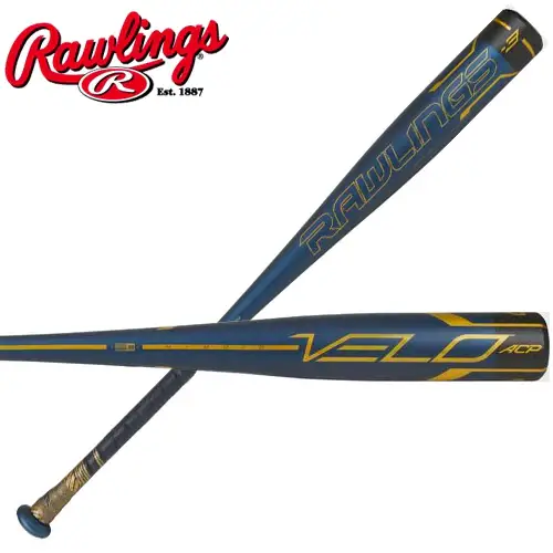 New 2021 Rawlings Velo ACP Hybrid BBCOR Certified Bat (-3) Hybrid 31 oz 34"