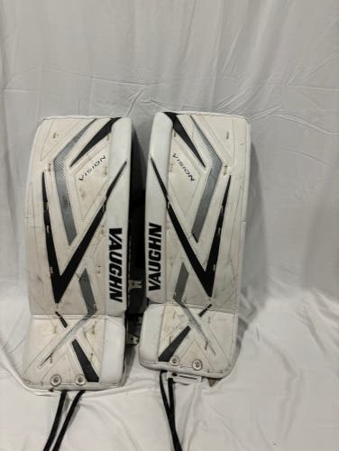 Used  Vaughn  Vision 9200 Goalie Leg Pads