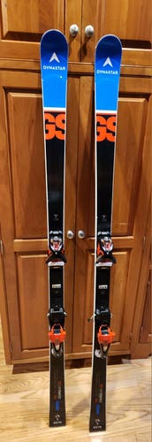 Barely Used 2024 Dynastar  Men's Racing 175 cm Skis w bindings Max Din 12