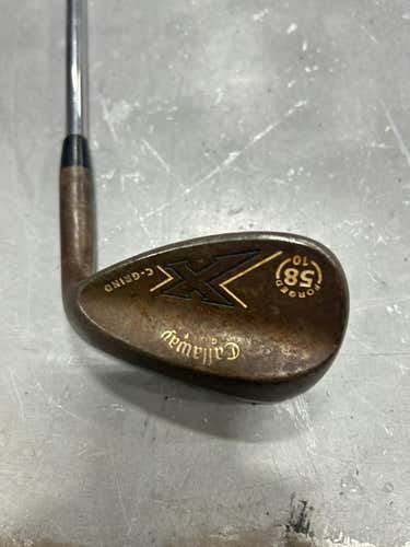 Used Callaway X C-grind 58 Degree Regular Flex Steel Shaft Wedges