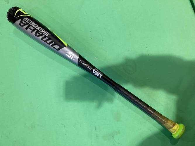 Used Kid Pitch (9YO-13YO) Louisville Slugger Omaha Bat USABat Certified (-10) Alloy 18 oz 28"