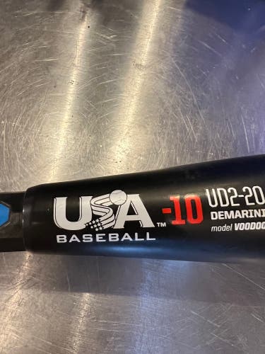 Used DeMarini USABat Certified (-10) 28 oz 29" Voodoo Bat