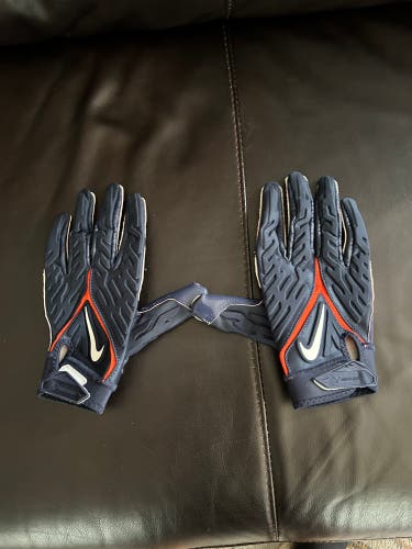 Syracuse game used football gloves 2XL