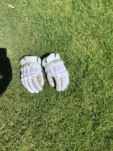 Used STX Surgeon RZR Lacrosse Gloves 10"