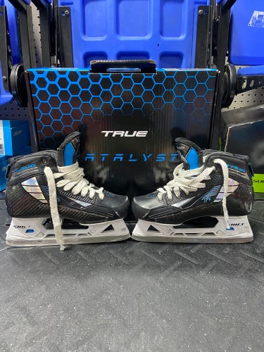 Used True TF9 Size 7.5 Regular Width Goalie Skates