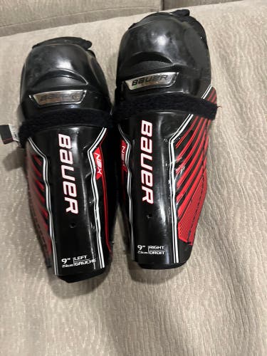 Used Youth Bauer 9"  NSX Shin Pads