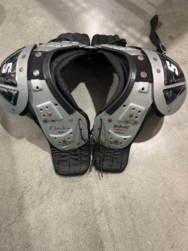 Used Schutt Y Flex Shoulder Pads- (Size: Youth XXS)