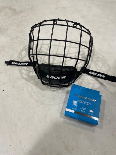 New Small Bauer Profile II Facemask Cages, Visors & Shields