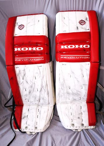 Used 36" Koho Revolution 587 Vintage Goalie Leg Pads