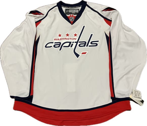 Washington Capitals Blank Reebok Edge 1.0 NHL Hockey Jersey Size 60 With Tags