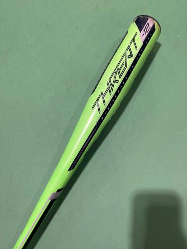 Used Kid Pitch (9YO-13YO) Rawlings Threat Bat USABat Certified (-12) Composite 19 oz 31"