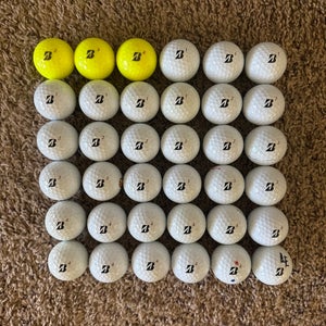 Used Bridgestone 36 Pack (3 Dozen) Tour B X Balls