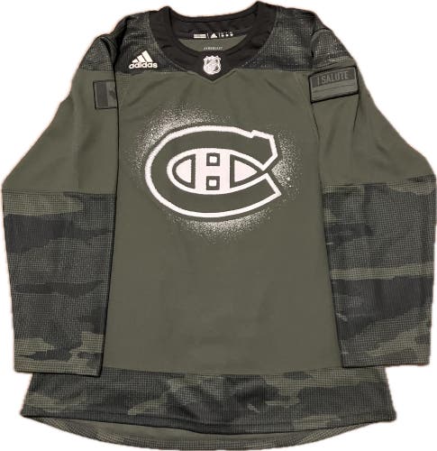 Montreal Canadiens Military Blank NHL Hockey Jersey Size 50