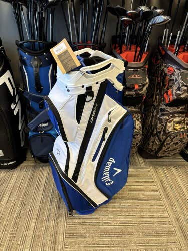 Callaway Org 14 Golf Cart Bag White Blue