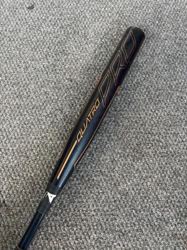 Black Used 2020 Rawlings Quatro Pro Bat (-11) Composite 22 oz 33"