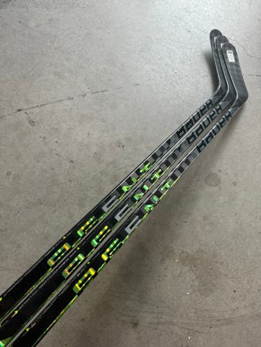 3 PACK NCAA New Senior Bauer Left Hand 87 Flex P92M Pro Stock Ag5nt Hockey Stick