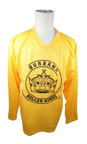 Unisex Adult Small - Xtreme Basics Yellow Ice Roller Hockey #73 Jersey - Sr S