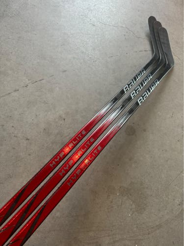 3 PACK NCAA New Senior Bauer Left Hand 95 Flex P92M Pro Stock Vapor Hyperlite 2 Hockey Stick