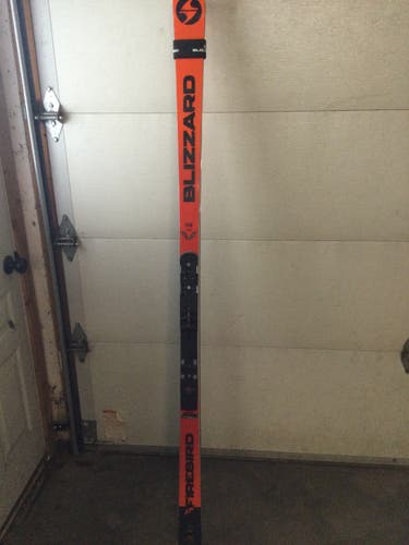 Used Unisex Blizzard  188 cm Racing Firebird GS Race Skis Without Bindings