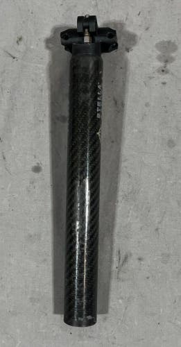 Stella Azzurra Monza 32.4mm x 275mm Black Carbon Fiber Seatpost Fast Shipping