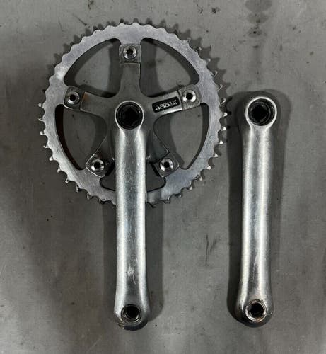 Vintage Shimano Exage 400 LX FC-M400 175mm 42-Tooth Silver Aluminum Crankset