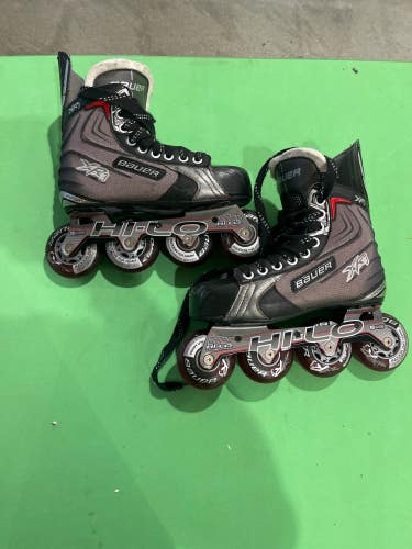 Used Junior Bauer Xr3 Inline Skates Regular Width Size 3