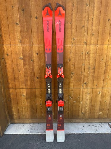 Used Atomic 155 cm Redster S9 Skis FIS With Bindings Max Din 16