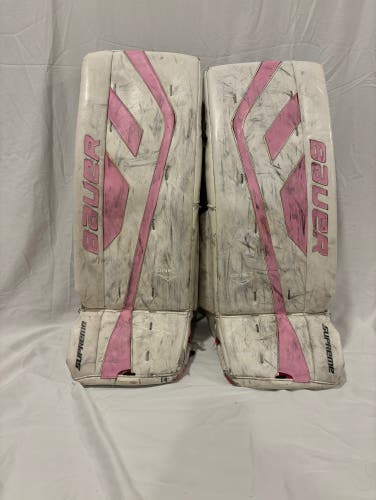 Used  Bauer  Supreme Goalie Leg Pads