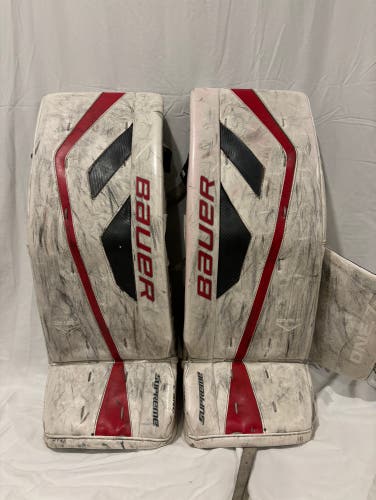 Used  Bauer  Supreme Goalie Leg Pads