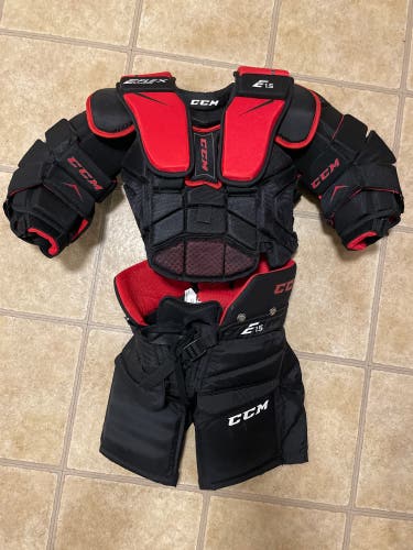 Used CCM Extreme Flex E1.5 Goalie Chest Protector & Pants