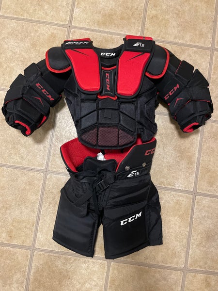 Used CCM Extreme Flex E1.5 Goalie Chest Protector & Pants