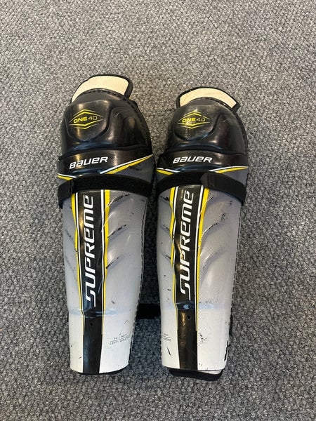 Used Senior Bauer Supreme One40 Shin Pads 14"