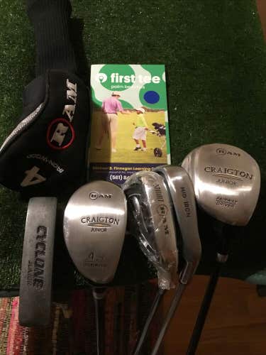 RAM Juniors Craigton Set FWD, Short & Mid Irons, 4H, Knight Putter Graphite