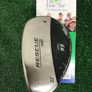 TaylorMade Rescue Mid Left Handed 22* 4 Hybrid Regular Graphite Shaft
