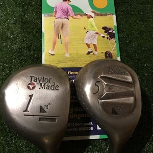 TaylorMade Driver and 5 Woods Set Flex Twist FTG-L1 Graphite Shafts